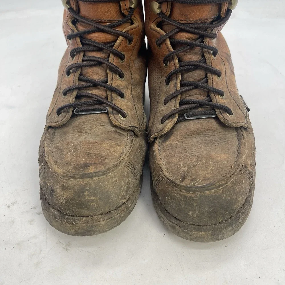 Red Wing Irish Setter Boots Mens 8 D Brown Workwear No. 894 Wingshooter Hunting